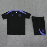 25-26 BAR Black Training Short Suit