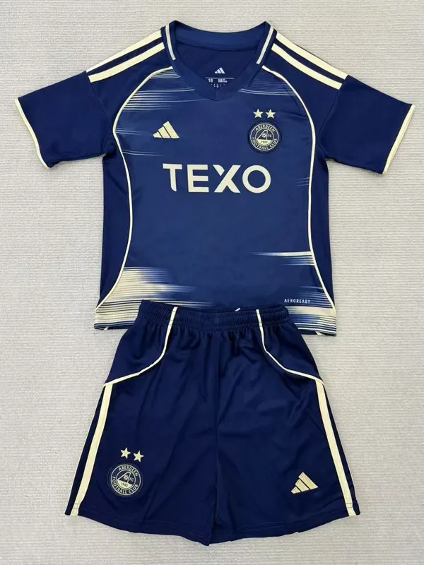 25-26 Aberdeen Away Kids Soccer Jersey