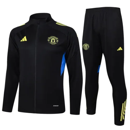 25-26 Man Utd Black Jacket Tracksuit # A2526(绿标)