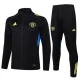 25-26 Man Utd Black Jacket Tracksuit # A2526(绿标)