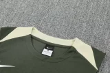 25-26 CHE Army green Tank top and shorts suit