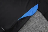 25-26 Man Utd Black Half Pull Tracksuit #B2538(半拉链)