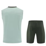 25-26 CHE Light green Tank top and shorts suit