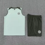 25-26 CHE Light green Tank top and shorts suit