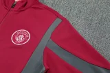 25-26 Man City Red Jacket Tracksuit