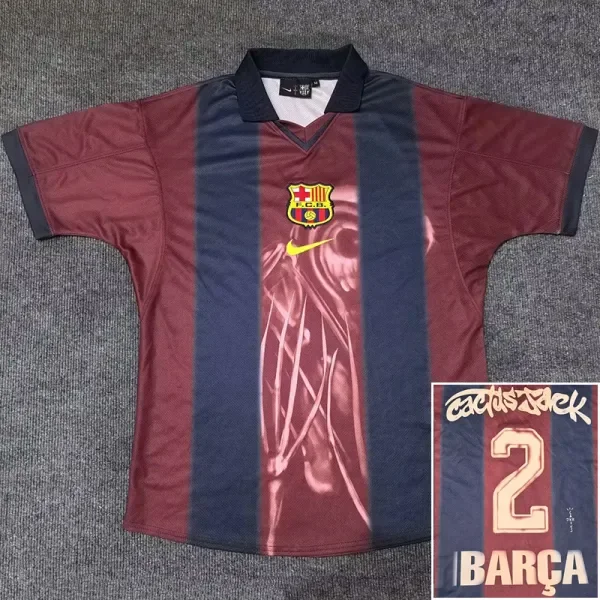 25-26 BAR Joint Edition Cactus Jack #2 BARCA Fans Soccer Jersey