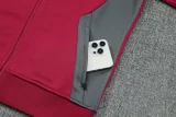 25-26 Man City Red Jacket Tracksuit