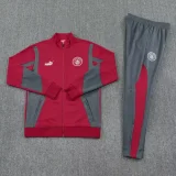 25-26 Man City Red Jacket Tracksuit
