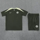 25-26 CHE Army green Training Short Suit