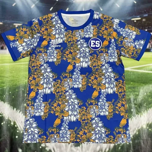 25-26 Salvador Blue Training shirts (花)