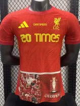 25-26 LIV Red CHampions 20 times Player Version Training shirts