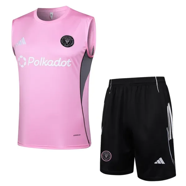 25-26 Inter Miami Pink Tank top and shorts suit #D2547