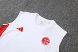 25-26 Bayern White Tank top and shorts suit #D2558