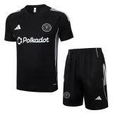 25-26 Inter Miami Black Training Short Suit #D2548