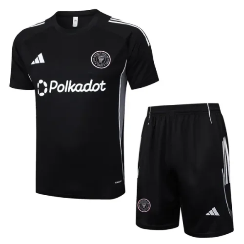 25-26 Inter Miami Black Training Short Suit #D2548