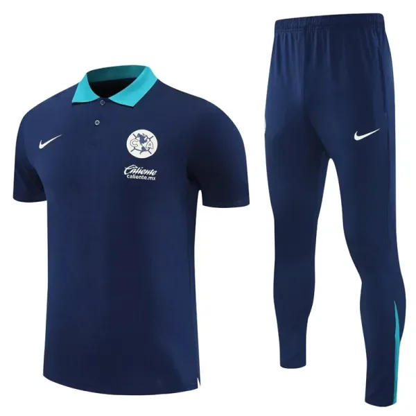 25-26 Club America Royal blue Polo Tracksuit