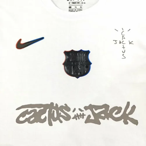 25-26 BAR White High Quality Casual T-shirt #黑标