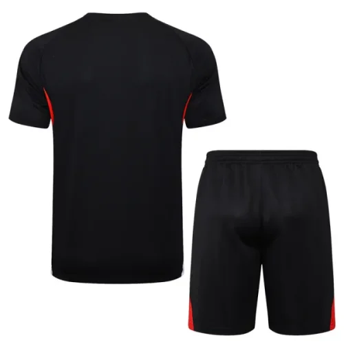 25-26 Bayern Black Training Short Suit #D2556
