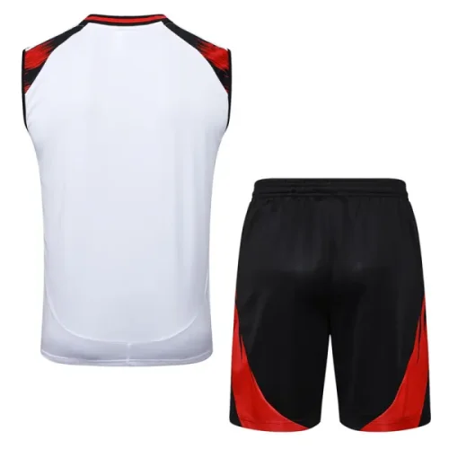 25-26 Flamengo White Tank top and shorts suit #D2560