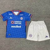 25-26 Cruz Azul Home Kids Soccer Jersey