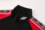 25-26 Man Utd Black Jacket Tracksuit #02