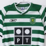 2003-2004 Sporting Lisbon Home Retro Soccer Jersey