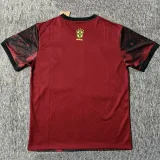 25-26 Brazil Red Black Special Edition Fans Soccer Jersey (黑标)