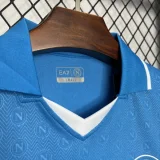 24-25 Napoli Home CAMPIONI D'ITALIA &4 SORGESANA Fans Soccer Jersey