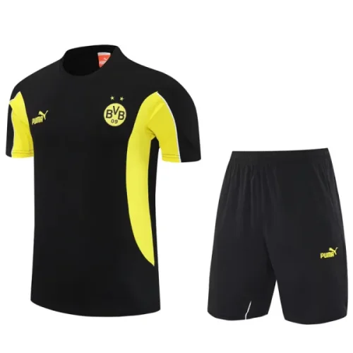 25-26 Dortmund Black Training Short Suit