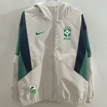 25-26 Brazil White Windbreaker