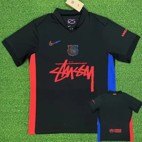 24-25 BAR Away Print Personalized AD Fans Soccer Jersey