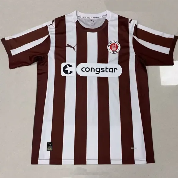 25-26 ST PAULI Home Fans Soccer Jersey