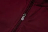 25-26 Ajax Jujube red Half Pull Tracksuit #B2540(半拉链)