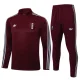 25-26 Ajax Jujube red Half Pull Tracksuit #B2540(半拉链)