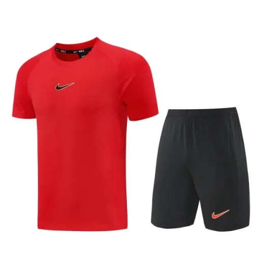 2025 NK Red Training short Suit #NDO9