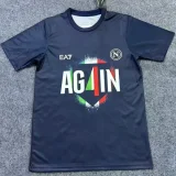 24-25 Napoli Dark Blue 4 Times Champion T-shirt (深蓝色)