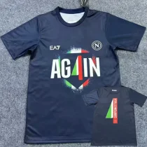 24-25 Napoli Dark Blue 4 Times Champion T-shirt (深蓝色)
