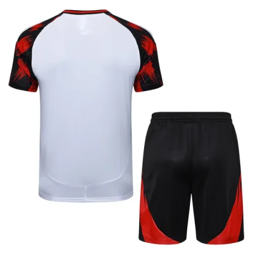 25-26 Flamengo White Training Short Suit #D2564