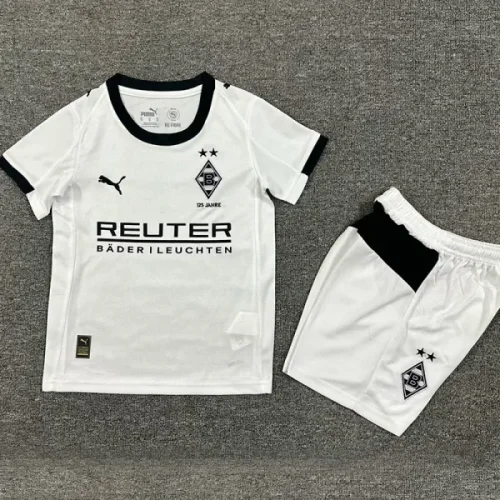 25-26 Monchengladbach Home Kids Soccer Jersey