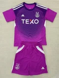 25-26 Aberdeen Purple Goalkeeper Kids Soccer Jersey