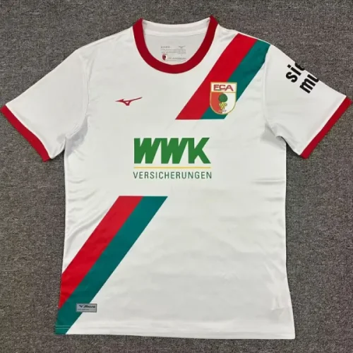 24-25 FC Augsburg Home Fans Soccer Jersey