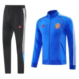 25-26 Man Utd Fancy blue Jacket Tracksuit #03