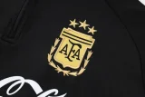 25-26 Argentina Black Half Pull Tracksuit (半拉链)