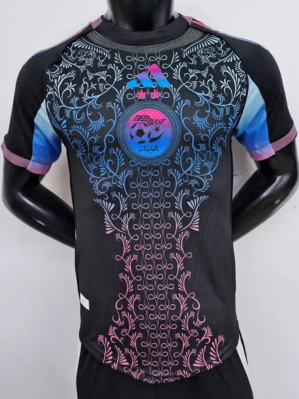 25-26 Algeria Black Player Version Training shirts #A37