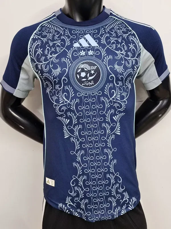25-26 Algeria Blue Player Version Training shirts #A37