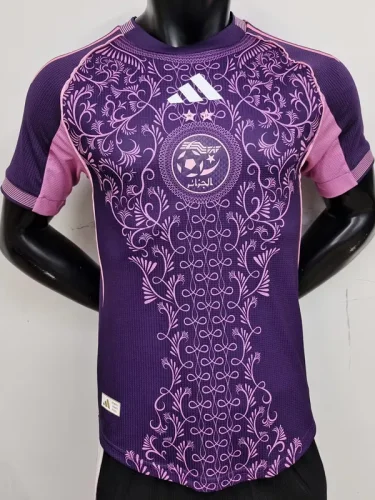 25-26 Algeria Purple Player Version Training shirts #A37