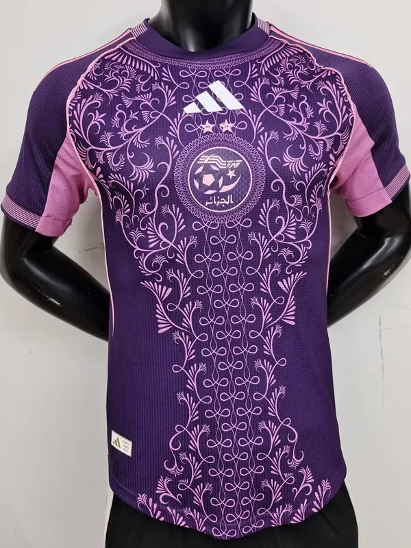 25-26 Algeria Purple Player Version Training shirts #A37