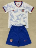 25-26 USA Home Kids Soccer Jersey