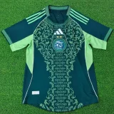 25-26 Algeria Green Player Version Training shirts #A37