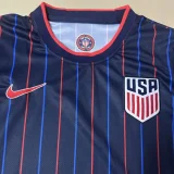25-26 USA Away Fans Soccer Jersey 不带星